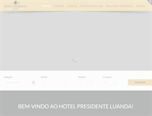 Tablet Screenshot of hotelpresidenteluanda.com